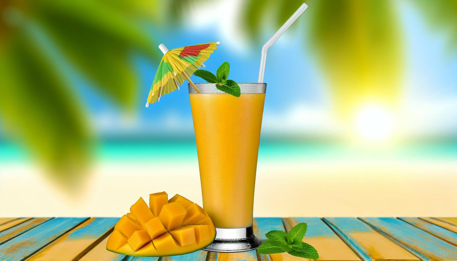 mango smoothie