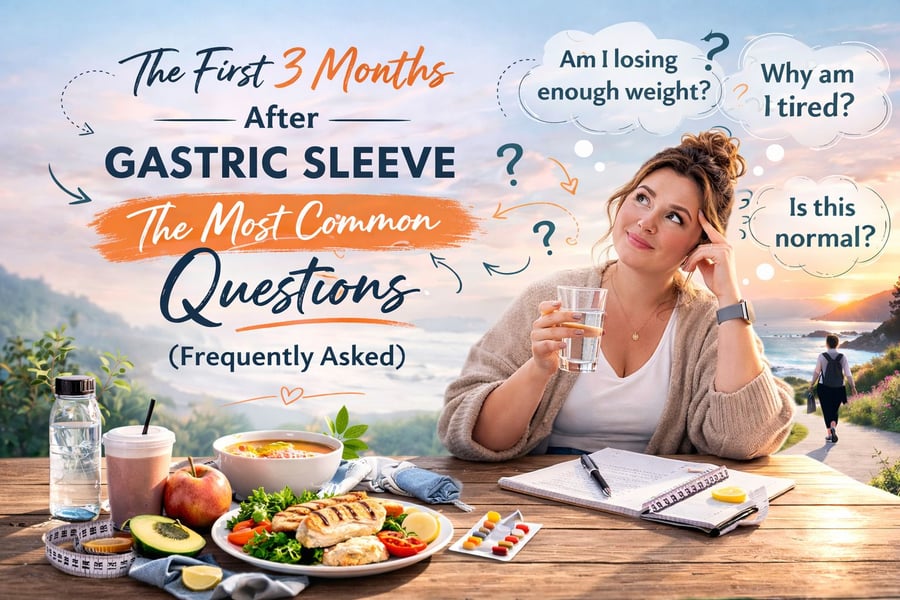 The First 3 Months After Gastric Sleeve: FAQs, Weight Loss Timeline & What’s Normal