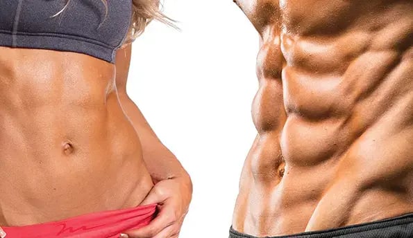 man-and-woman-six-pack