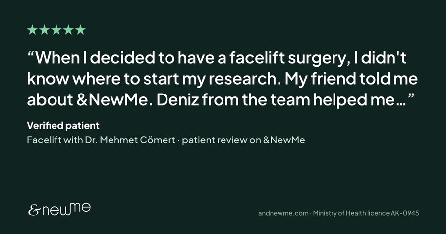 Mi***, facelift with Dr. Mehmet Cömert